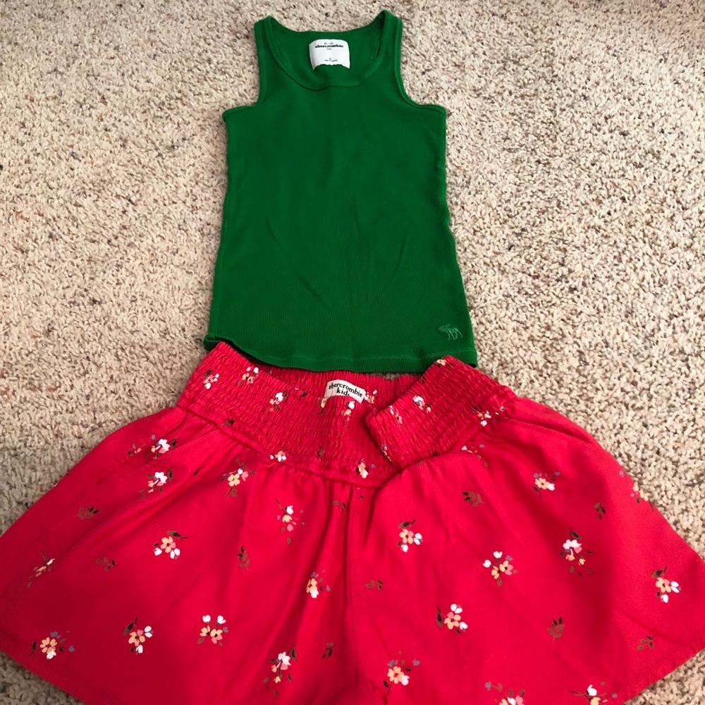 Abercrombie kids shorts and tank